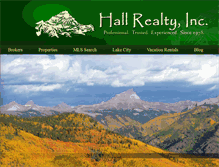 Tablet Screenshot of hallrealty.net